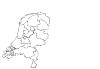 Netherlands province borders