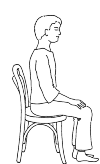 Man sitting on a chair