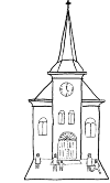 Church with people