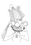 Osiris, a god