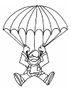 A parachutist