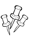 Drawing pins
