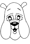 Mask hondenkop