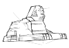 The Egyptian sphinx is a mythical being half man and half lion is.