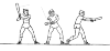 This is a softball player who hits a ball away with a bat, displayed in 3 steps. The technique is as follows: 1. A right-hander with left to the pitcher (a left-handed vice versa). Feet are shoulder width, parallel to the line-throwing local thuisplaat.2. A right-handed against the left button of the bat (a left-handed vice versa). Arms are free from the body. The bat is back and points omhoog.3. Look good or thrown ball is widespread or stroke. Swing the bat horizontally at the ball. Put the bat down.