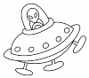 A UFO, which is governed by an alien