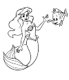 mermaid with fish